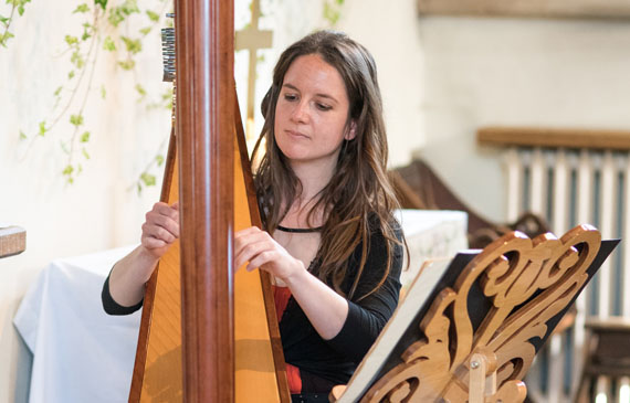 Adele Burnett Harpist